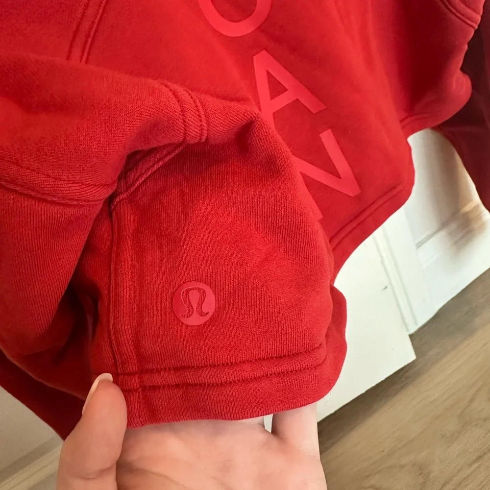 Lululemon Olympic Team Canada All Yours
Red Cropped Hoodie - Picture 8 of 9